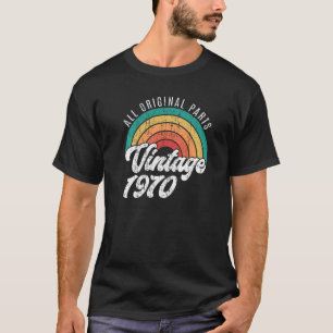 1970 52e verjaardag Klassieke retro 52 jaar T-shirt