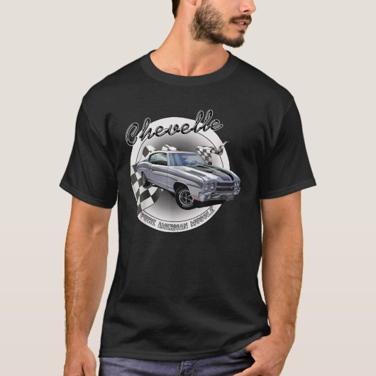 1970 70 Chevelle SS Cortez Silver Trending Chevys T-shirt (Voorkant)
