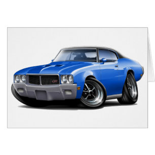 1970-72 Buick GS Blue Black Top Car