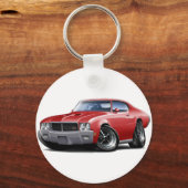 1970-72 Buick GS Red Car Sleutelhanger (Voorkant)