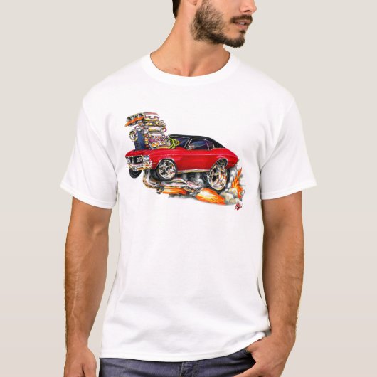 1970-72 Buick GS Red Car T-shirt (Voorkant)