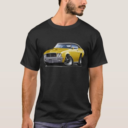 1970-72 Buick GS Yellow Black Top Car (Voorkant)