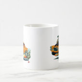 1970-72 Camaro Oranje-Black Car Koffiemok (Center)