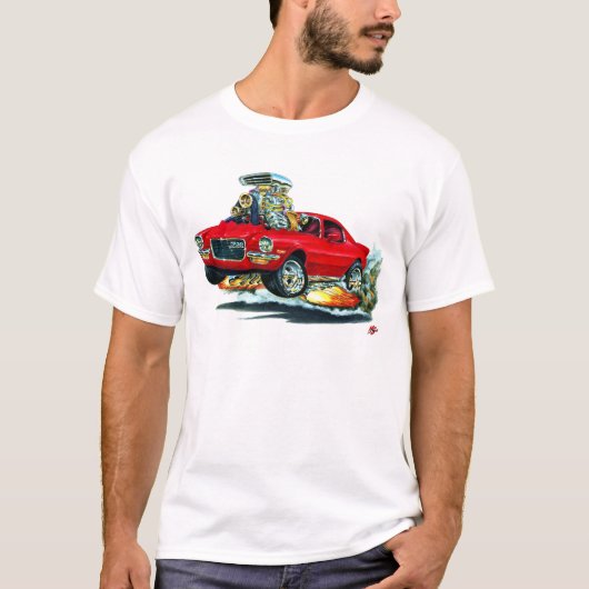 1970-72 Camaro Red Car T-shirt (Voorkant)