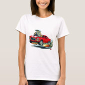1970-72 Camaro Red-White Car T-shirt (Voorkant)