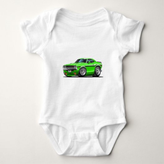 1970-72 Challenger Green Car Romper (Voorkant)