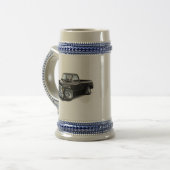 1970-72 Chevy C10 Black Truck Bierpul (Voorkant links)