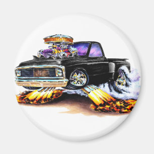 1970-72 Chevy C10 Black Truck Magneet