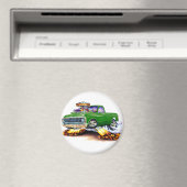 1970-72 Chevy C10 Green Longbed Magneet (Insitu (Vaatwasser))