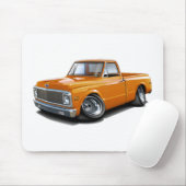 1970-72 Chevy C10 Oranje Truck Muismat (Met muis)