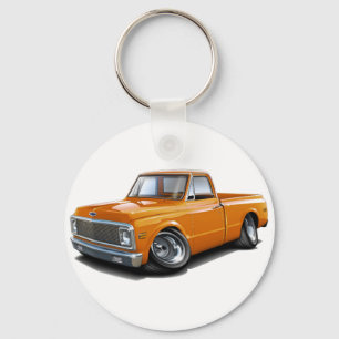 1970-72 Chevy C10 Oranje Truck Sleutelhanger