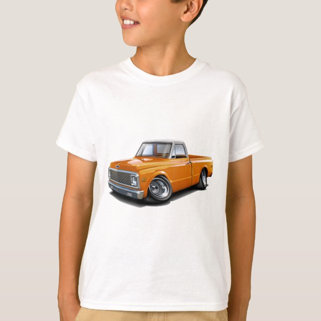 1970-72 Chevy C10 Oranje-White Top Truck (Voorkant)