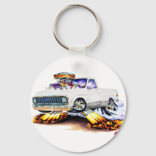 1970-72 Chevy C10 White Longbed Sleutelhanger