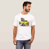 1970-72 Dodge Challenger Yellow Car T-shirt (Voorkant volledig)