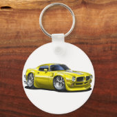1970/72 Trans Am Gele Auto Sleutelhanger (Voorkant)