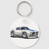 1970/72 Trans Am White Sleutelhanger (Voorkant)