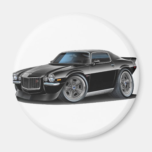 1970-73 Camaro Black Car Magneet (Voorkant)