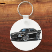 1970-73 Camaro Black Car Sleutelhanger (Voorkant)
