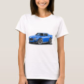 1970-73 Camaro Blue Car T-shirt (Voorkant)