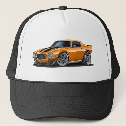 1970-73 Camaro Orn/Blk Trucker Pet (Voorkant)