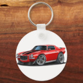 1970-73 Camaro Red/Blk Sleutelhanger (Voorkant)