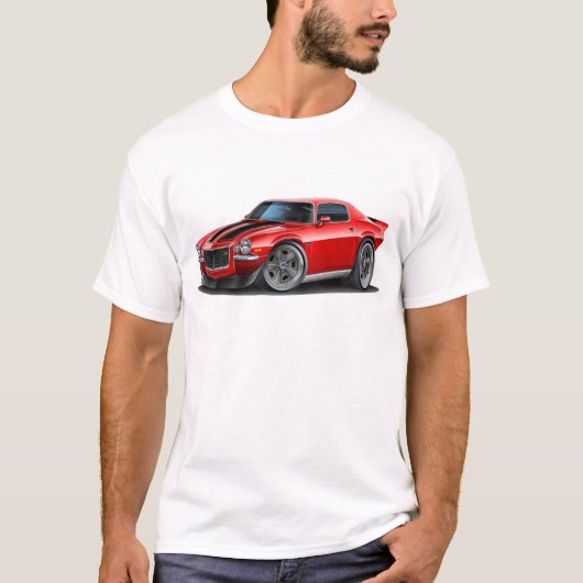 1970-73 Camaro Red/Blk T-shirt (Voorkant)
