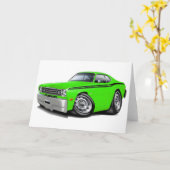 1970-74 de limoen-Zwarte van het Stofdoek Auto Kaart (Gele Bloem)