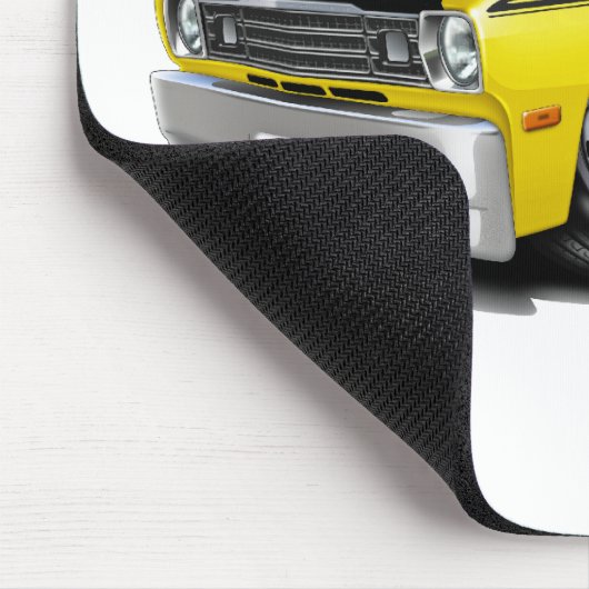 1970-74 Duster 340 Gele auto Muismat (Hoek)