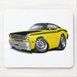 1970-74 Duster 340 Gele auto Muismat