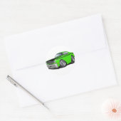 1970-74 Duster 340 Limoen Ronde Sticker (Envelop)
