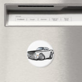 1970-74 Duster 340 witte auto Magneet (Insitu (Vaatwasser))