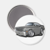 1970-74 Duster grijs-zwart auto Magneet (Voorkant / Achterkant)