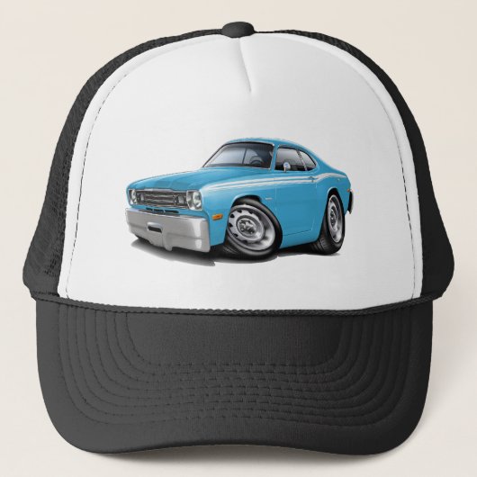 1970-74 Duster Lt Blue-White-auto Trucker Pet (Voorkant)