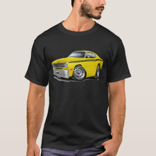 1970-74 Duster Yellow-Black Car T-shirt