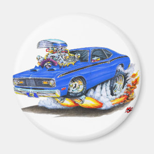 1970-74 Plymouth Blue Car Magneet