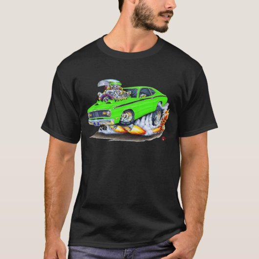 1970-74 Plymouth Duster-Limoen T-shirt (Voorkant)