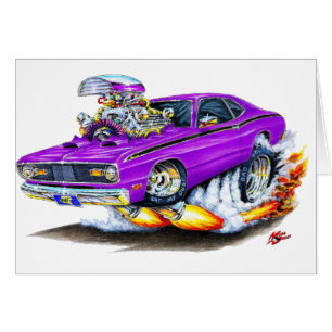 1970-74 Plymouth Duster Paarse auto