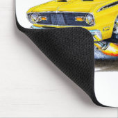 1970-74 Plymouth gele auto Muismat (Hoek)