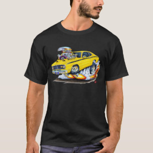 1970-74 Plymouth gele auto T-shirt