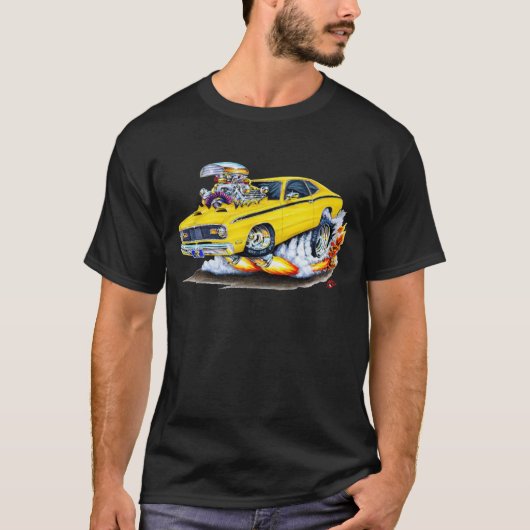1970-74 Plymouth gele auto T-shirt (Voorkant)