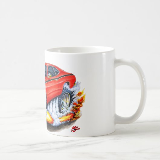 1970-74 Plymouth Red Car Koffiemok (Rechts)