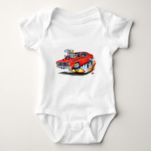 1970-74 Plymouth Red Car Romper (Voorkant)