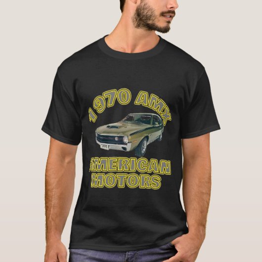 1970 Amerikaanse motoren AMX T-shirt (Voorkant)