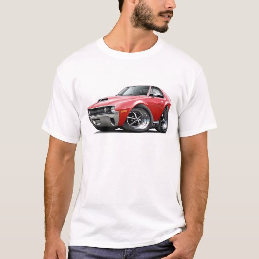 1970 AMX Red Car T-shirt (Voorkant)