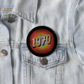 1970 ANTIEK RONDE BUTTON 7,6 CM (In situ)