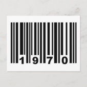 1970 barcode briefkaart (Voorkant)