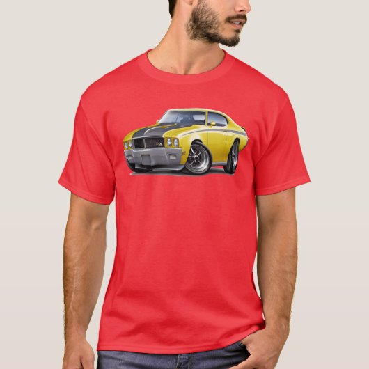 1970 Buick GSX Yellow Car friend T-shirt (Voorkant)