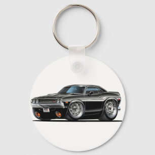 1970 Challenger Black Car Sleutelhanger