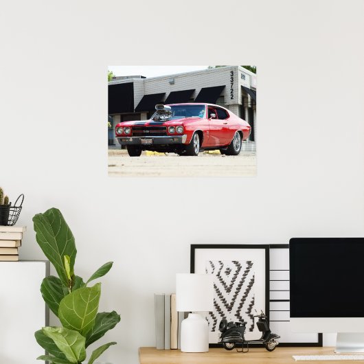 1970 Chevelle 396 Poster (Thuiskantoor)