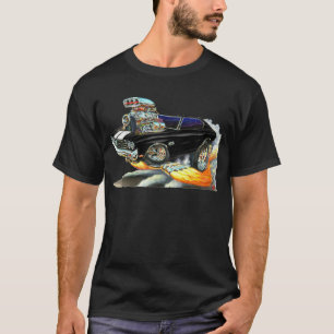1970 Chevelle Black-White-auto T-shirt